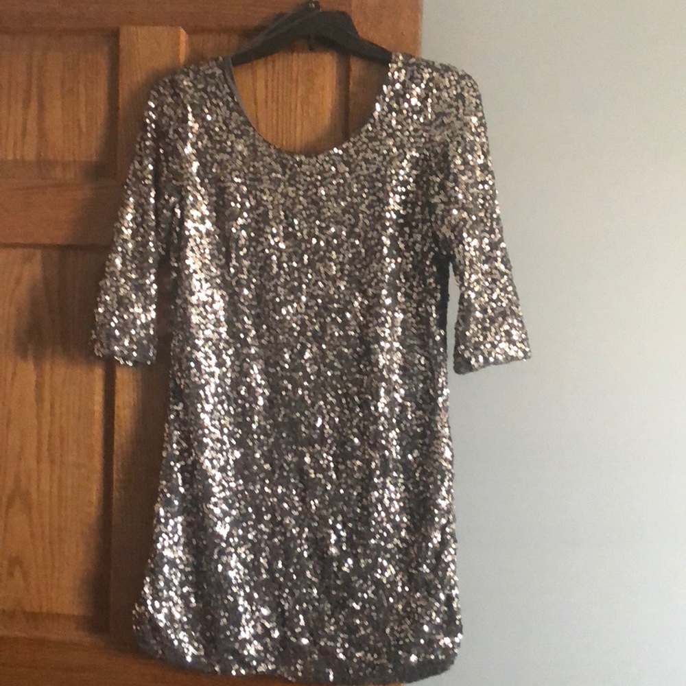 Sequin mini dress